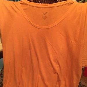 Orange Tee 100% Pima Cotton J. Jill